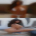 Women gloves playing with cocks