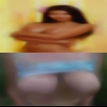 Black nude woman